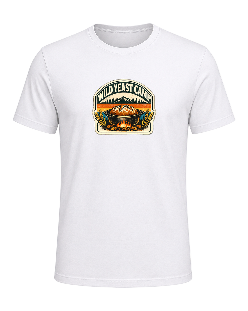 Wild Yeast Camp Tee — White