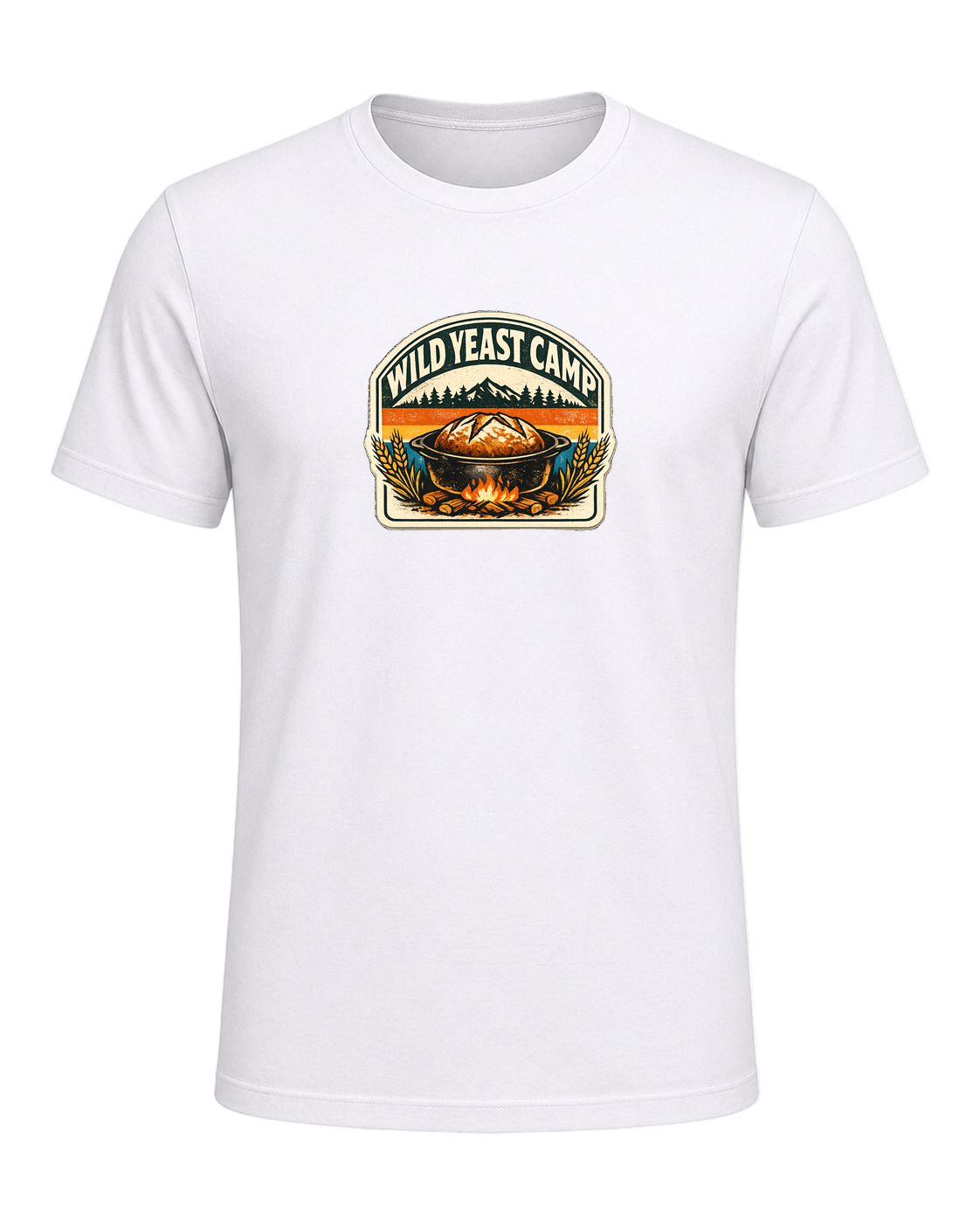 Wild Yeast Camp Tee — White
