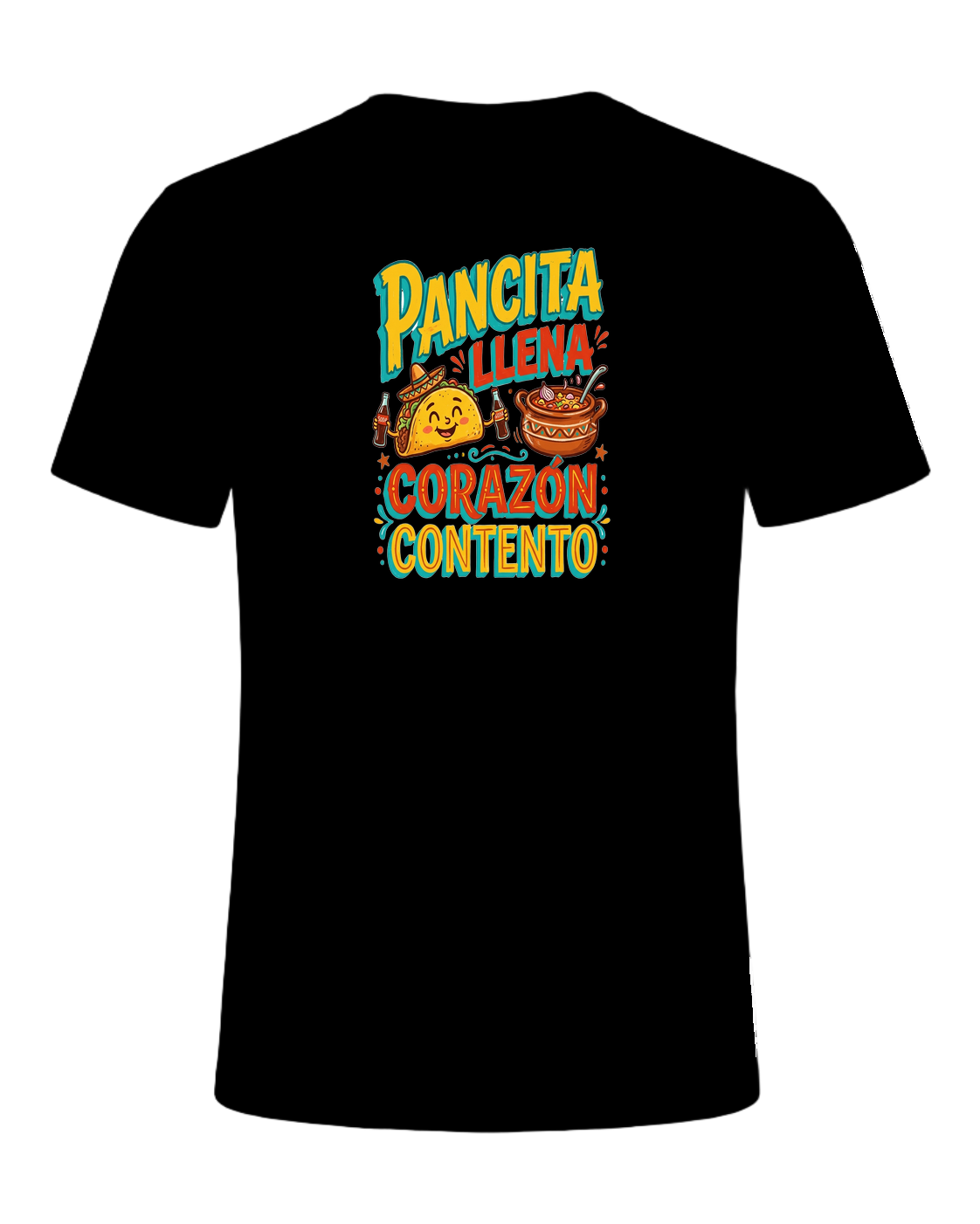 PANCITA LLENA CORAZÓN CONTENTO — Black