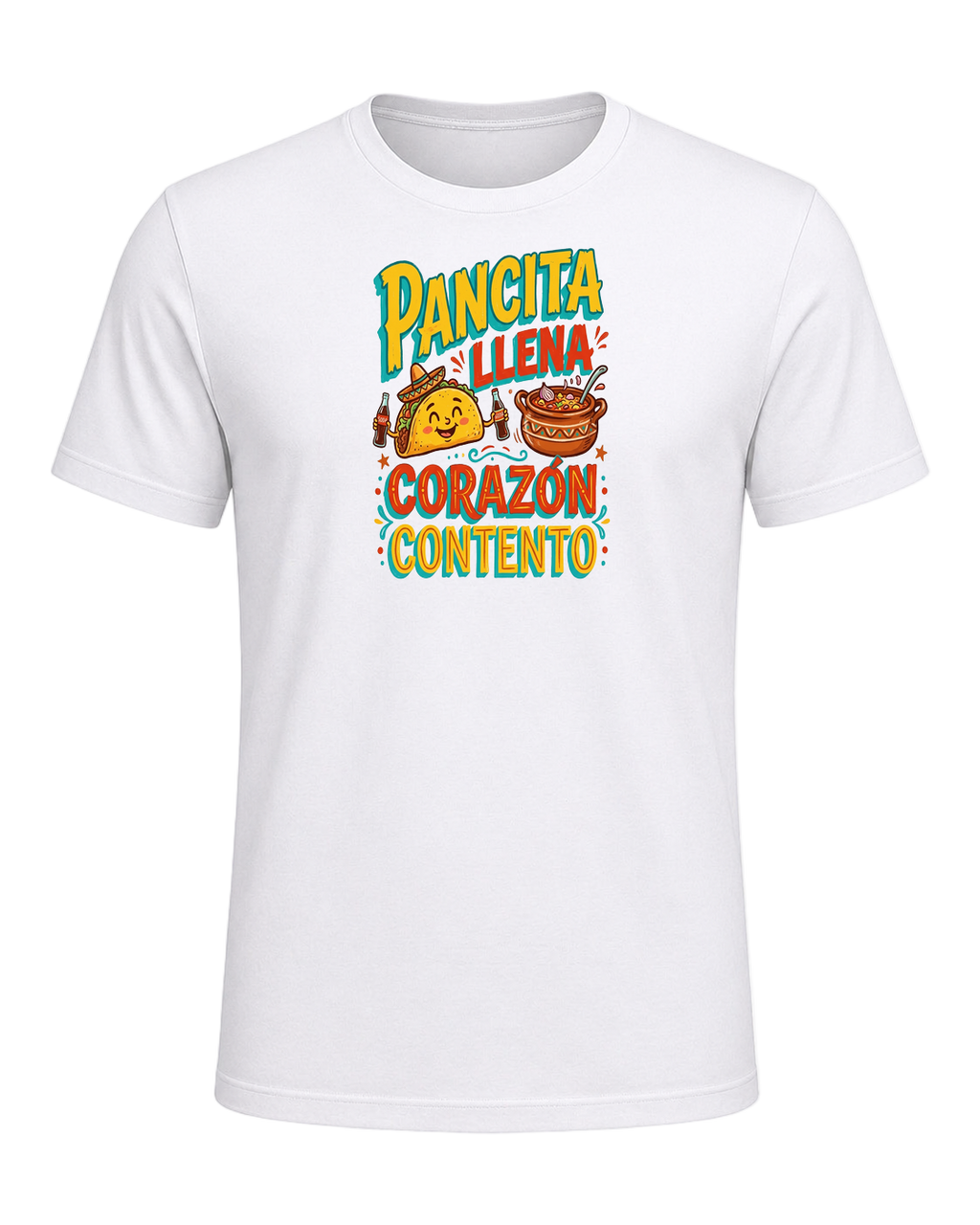 PANCITA LLENA CORAZÓN CONTENTO — White