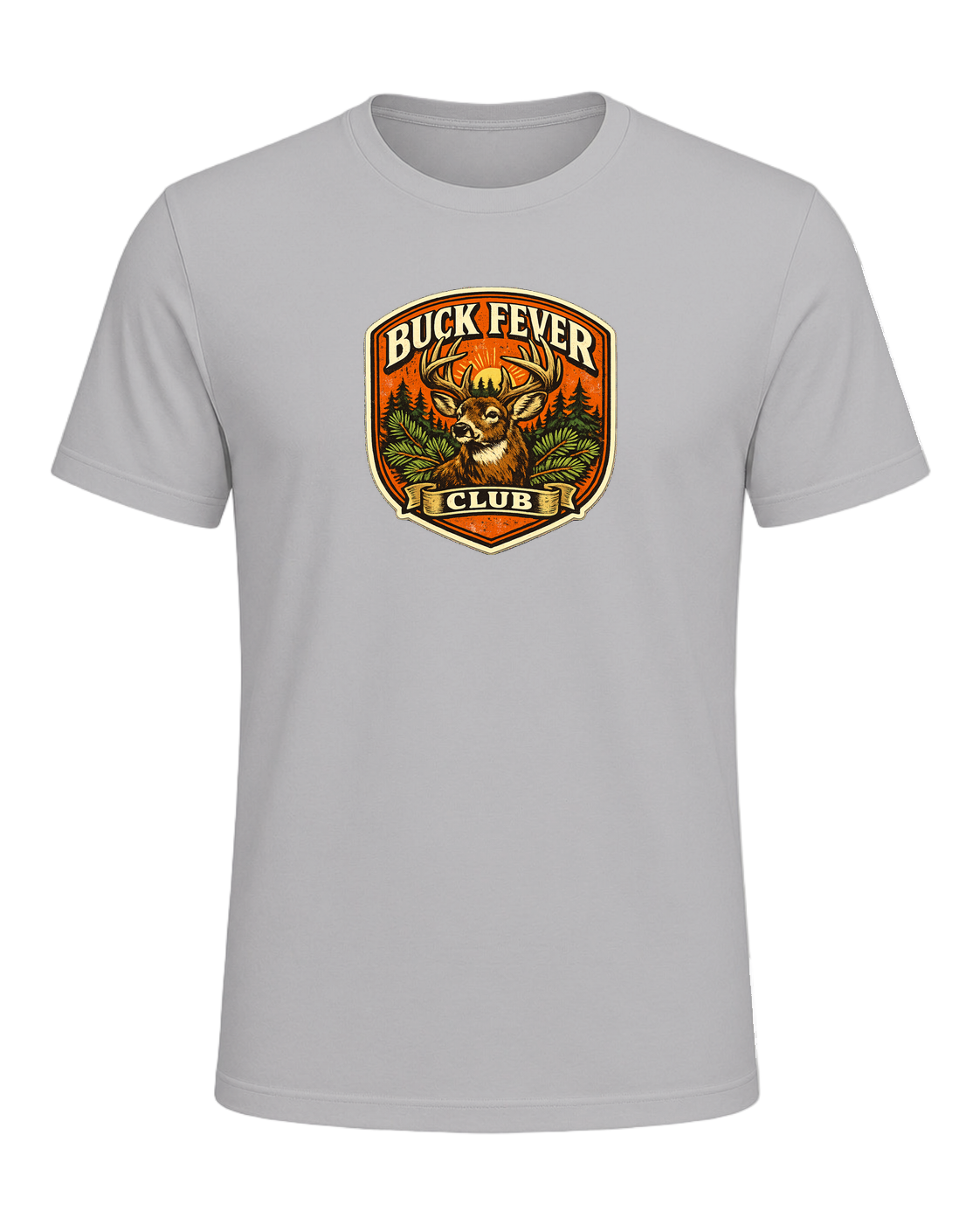 Buck Fever Club Tee — Athletic Heather