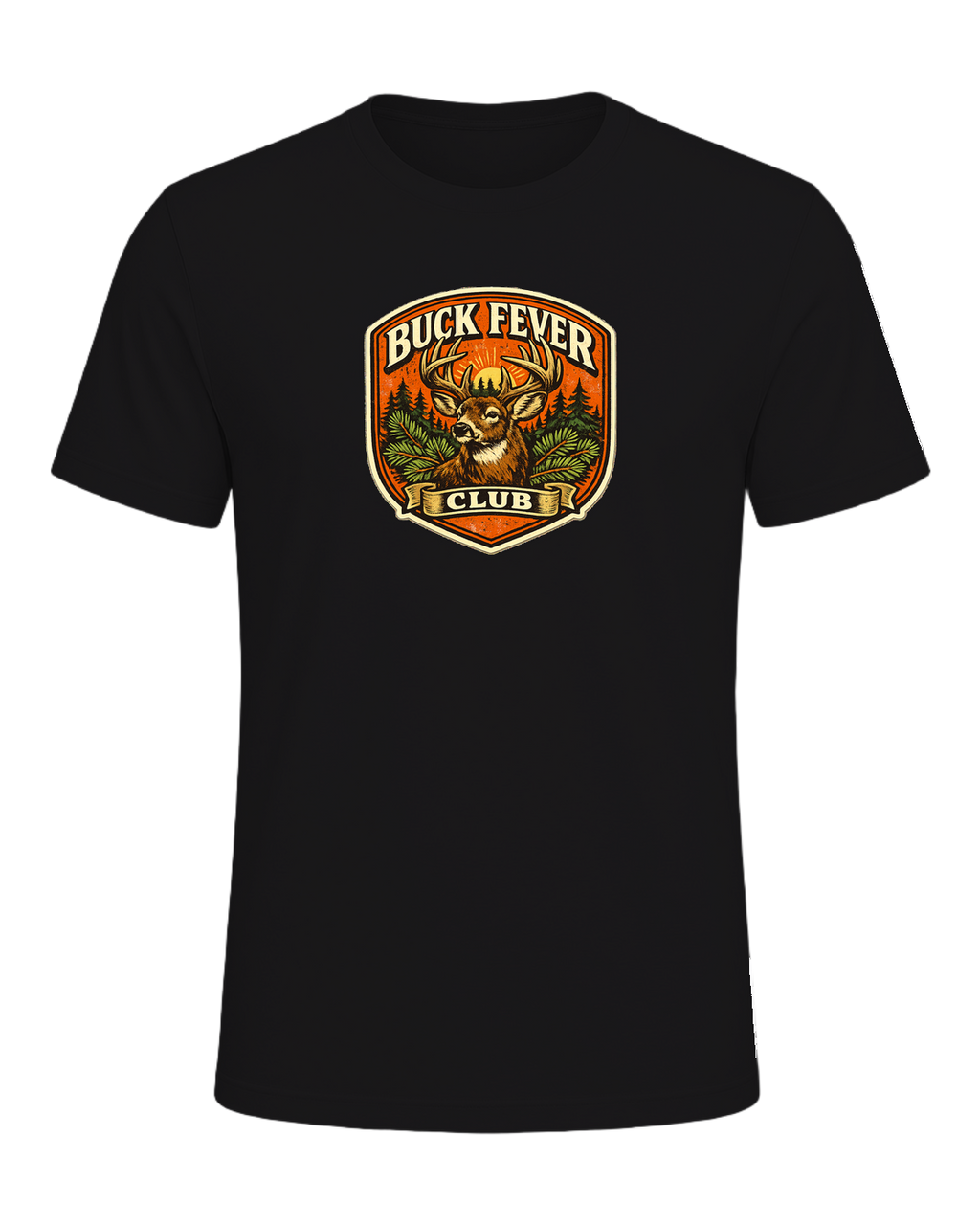 Buck Fever Club Tee — Dark Grey Heather