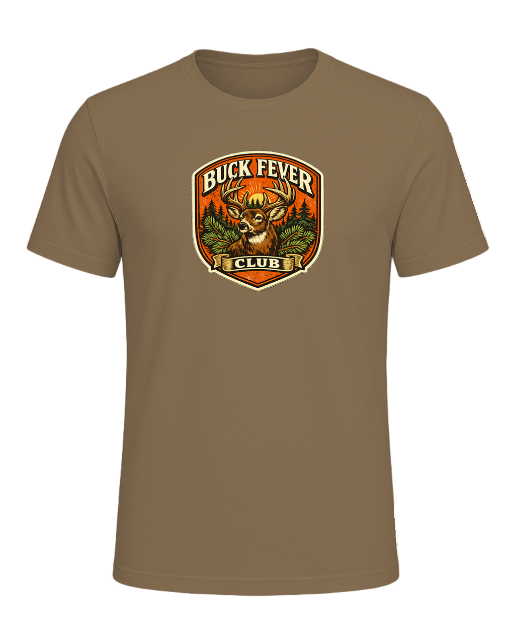 Buck Fever Club Tee — Heather Olive