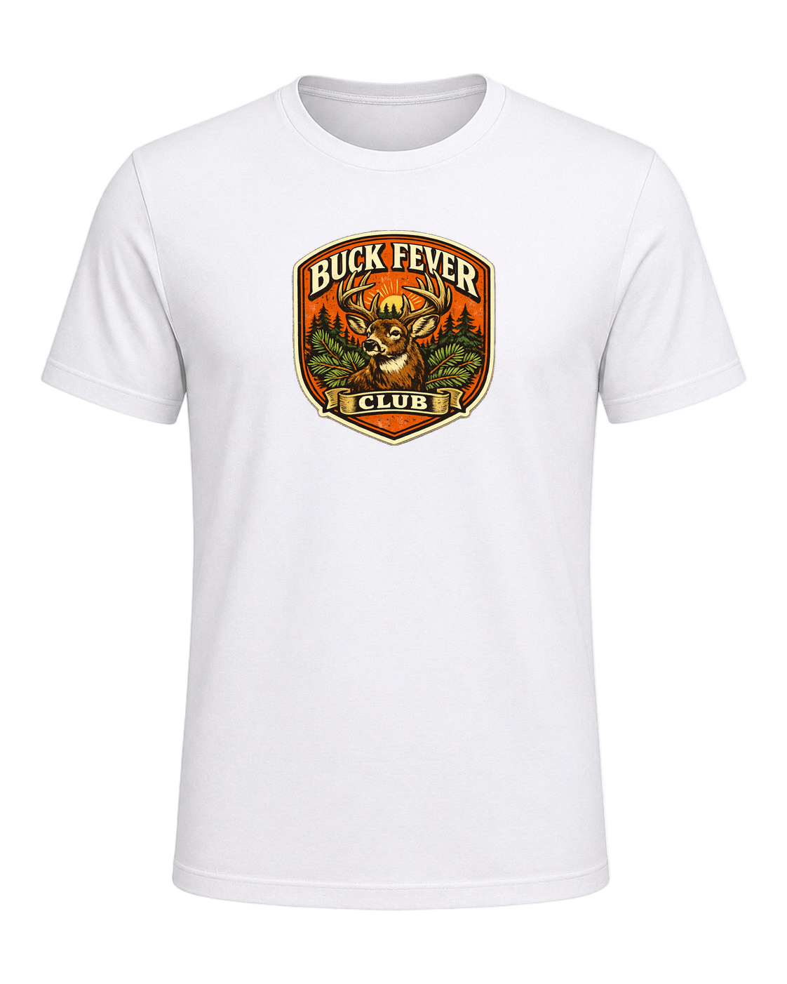 Buck Fever Club Tee — White