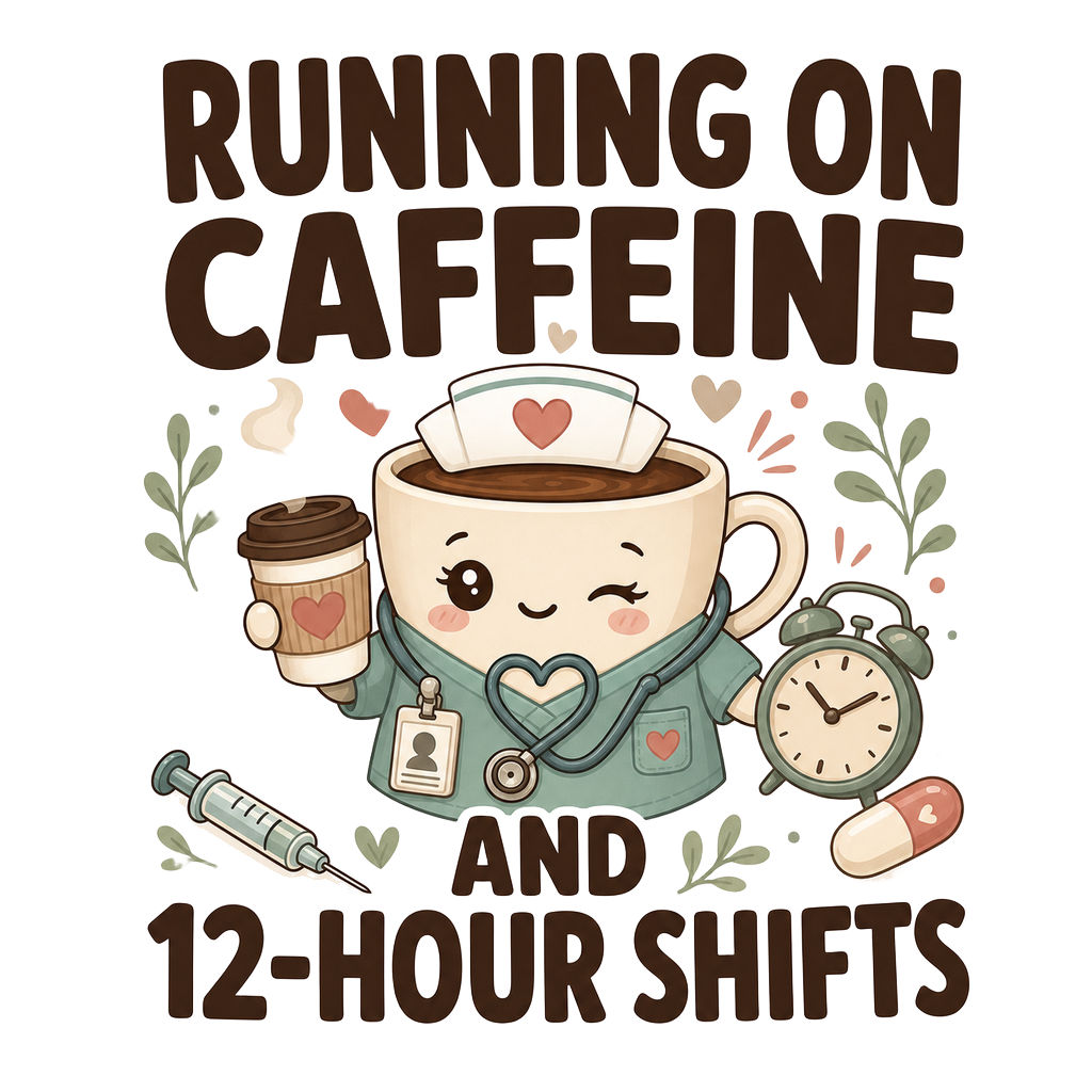 RUNNING ON CAFFEINE AND 12-HOUR SHIFTS