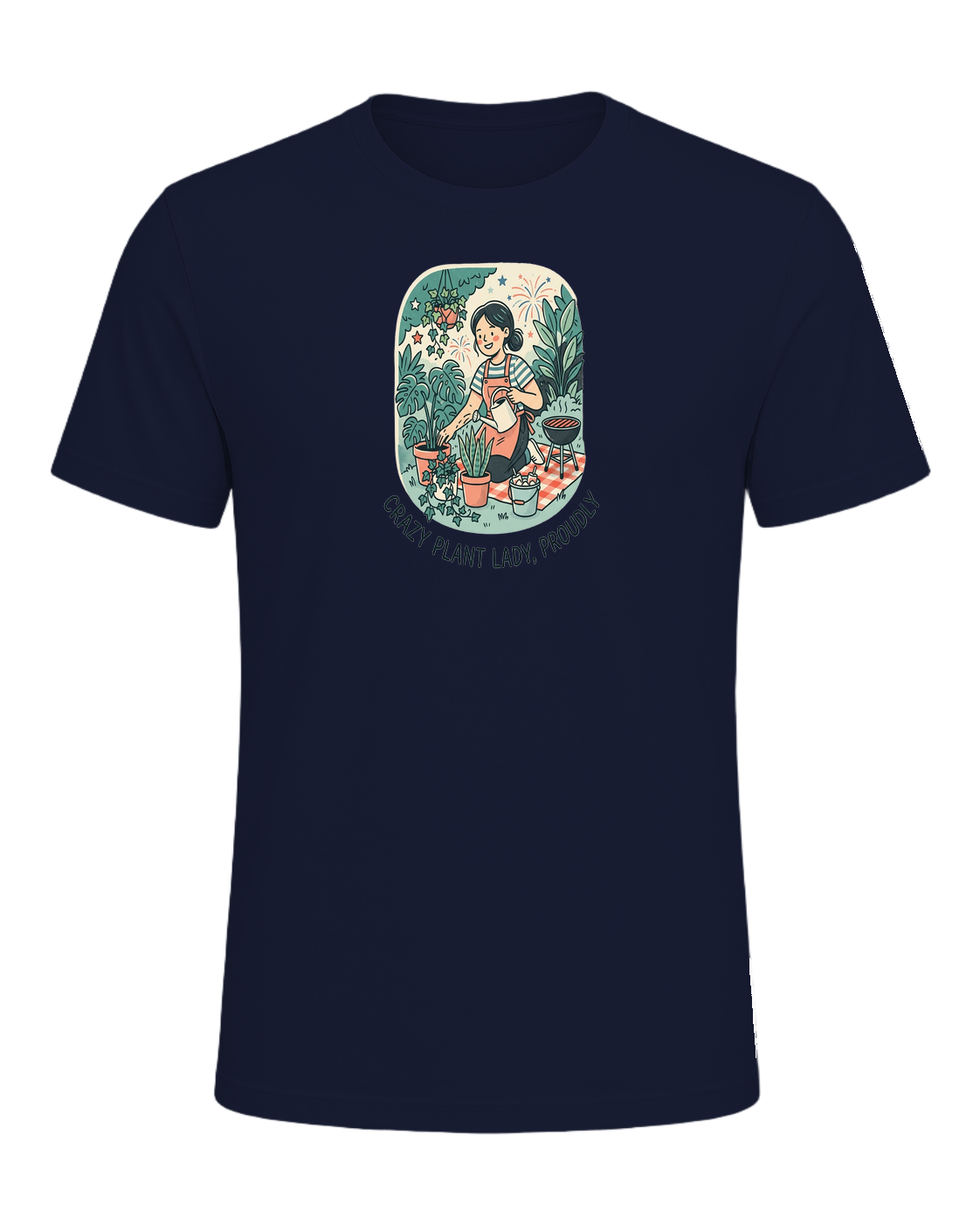 Crazy plant lady, proudly — Navy