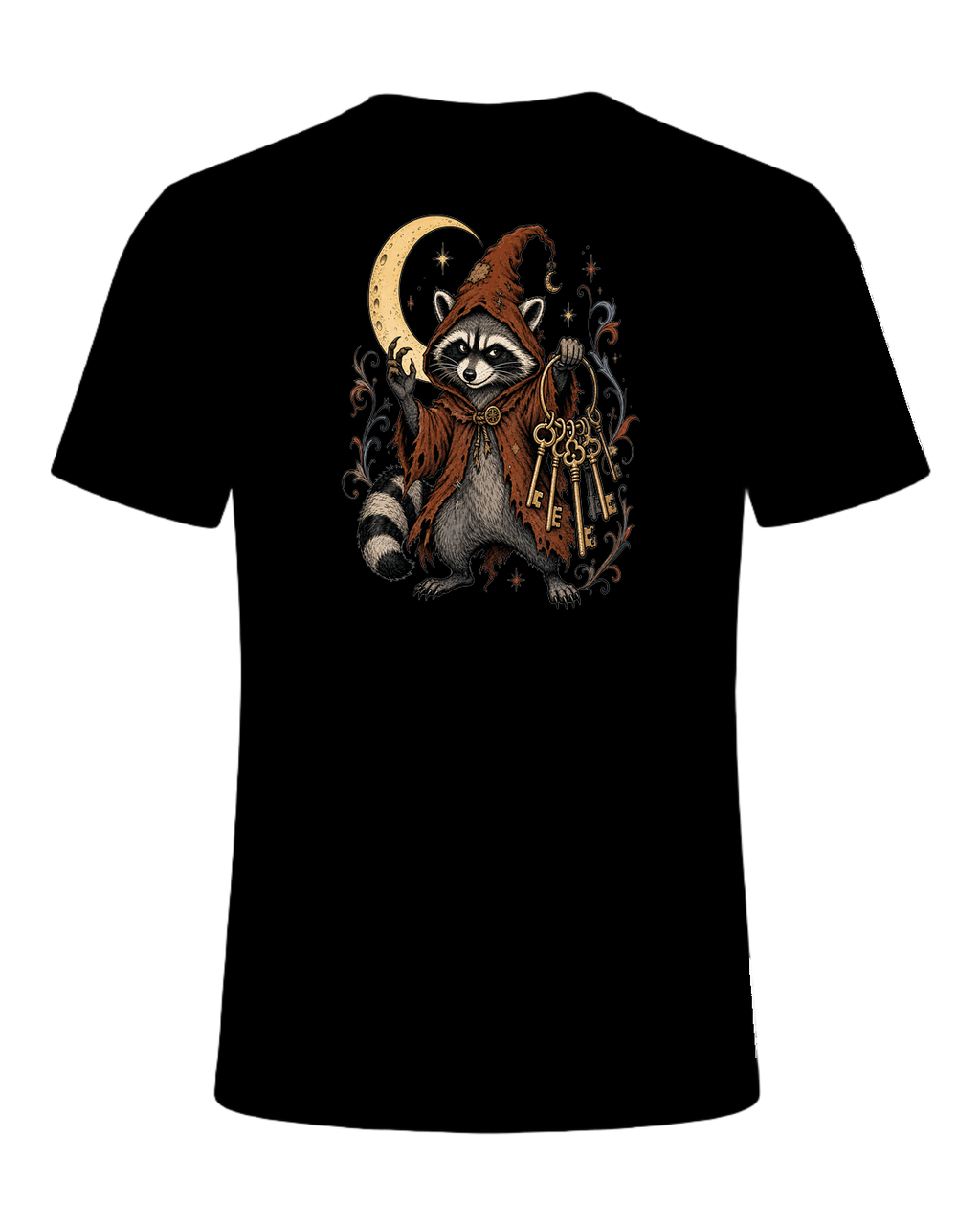 Raccoon Wizard Energy — Black