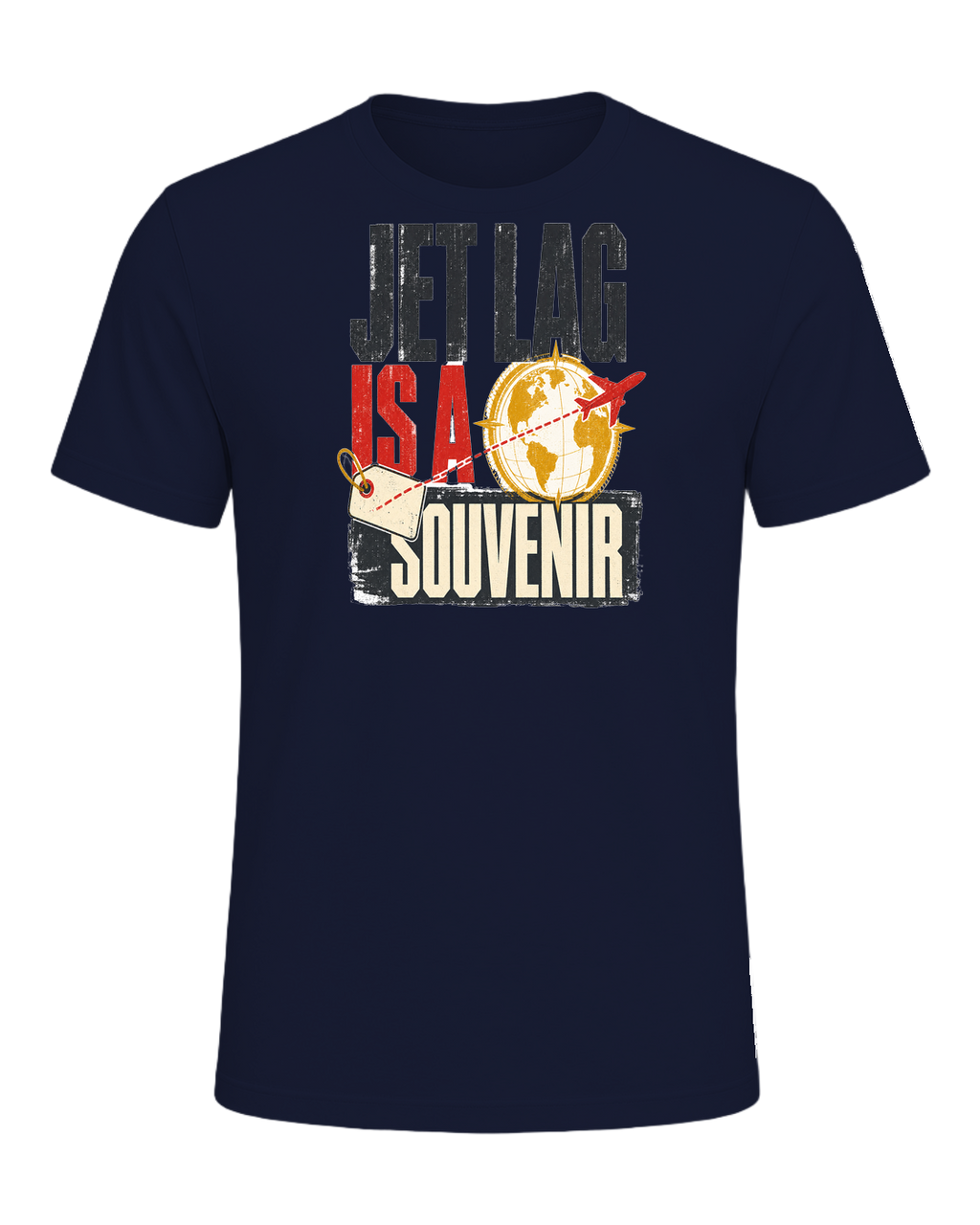 JET LAG IS A SOUVENIR — Navy