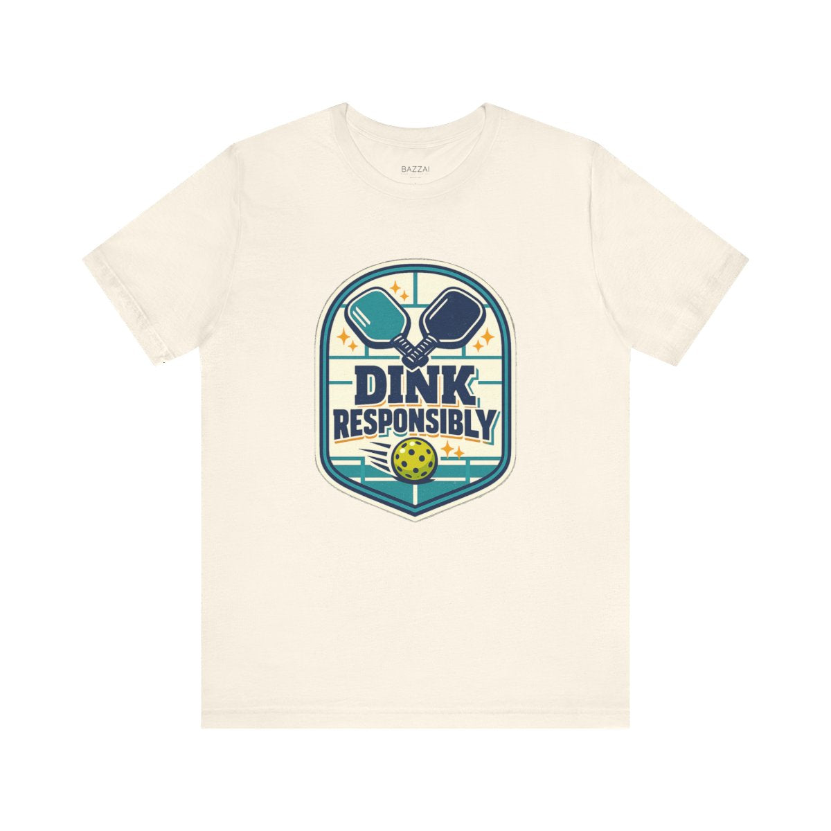 Pickleball Gift T-Shirt — Dink Responsibly — pickleball t-shirt design by Reggie