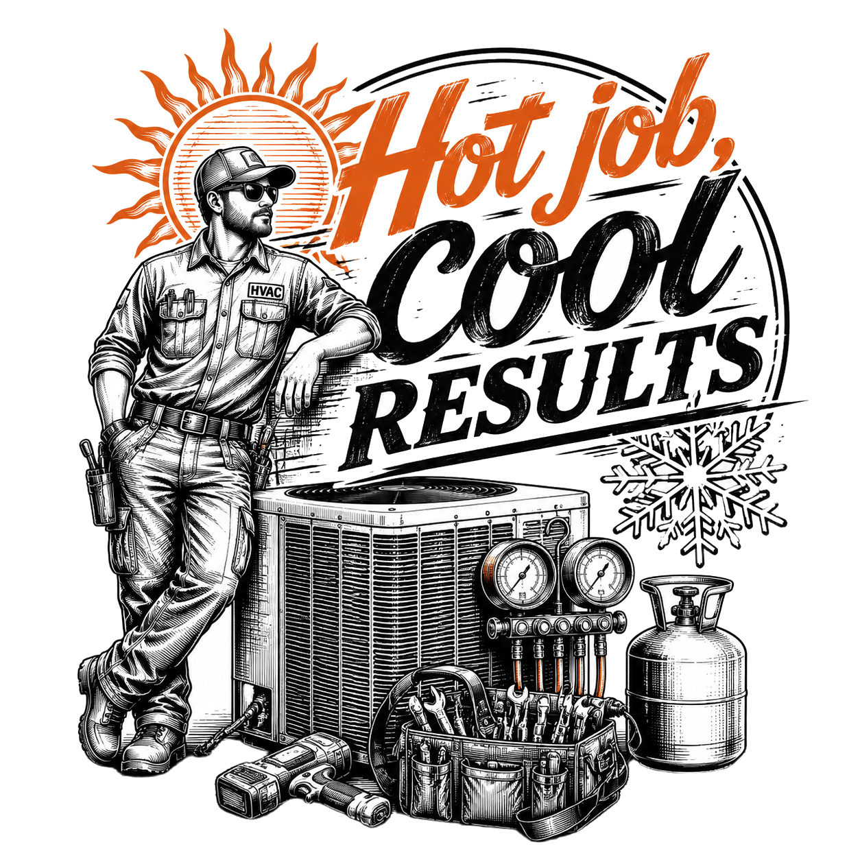 Hot job, cool results