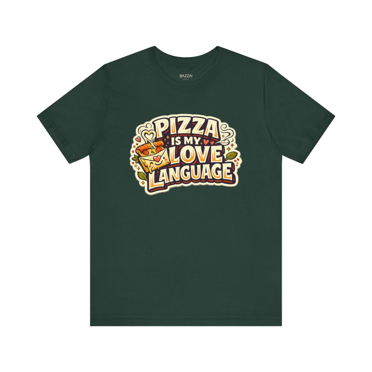 Pizza Night T-Shirt — Pizza Is My Love Language — t-shirt design by Sol