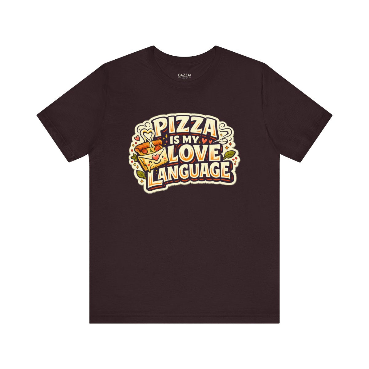 Pizza Night T-Shirt — Pizza Is My Love Language — t-shirt design by Sol