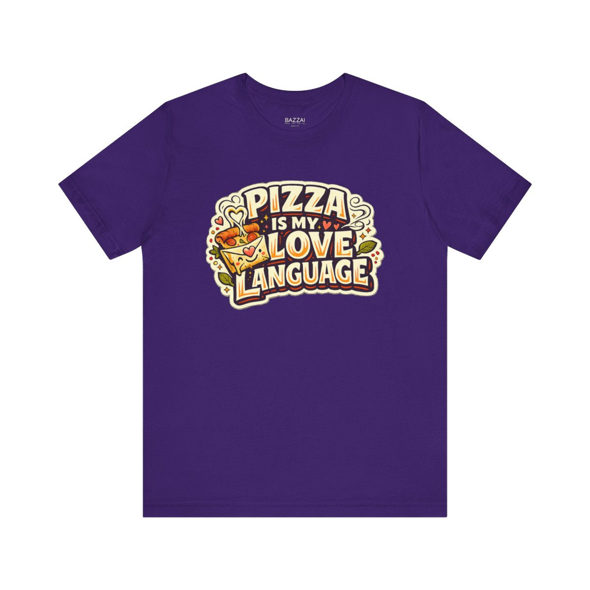 Pizza Night T-Shirt — Pizza Is My Love Language — t-shirt design by Sol