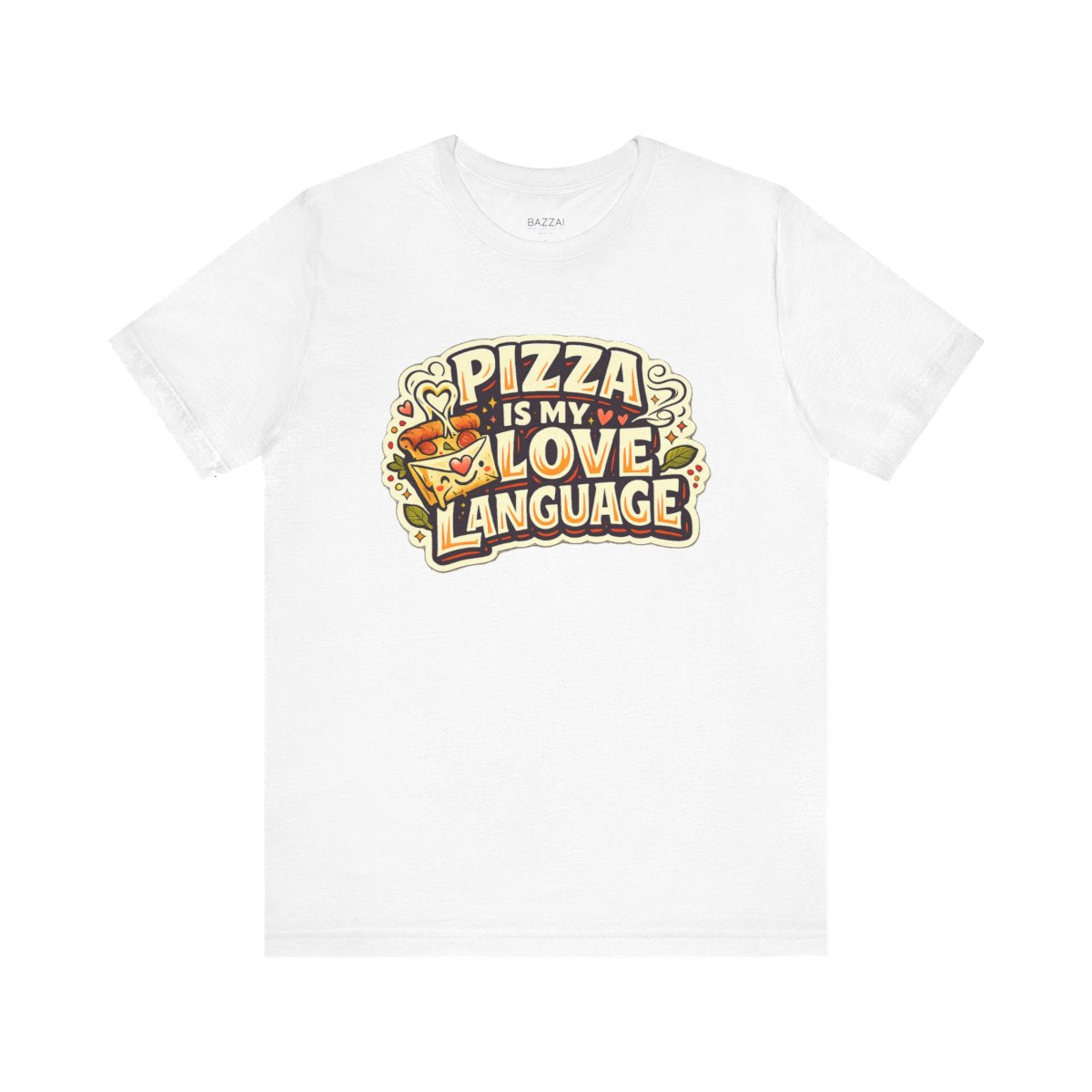 Pizza Night T-Shirt — Pizza Is My Love Language — t-shirt design by Sol