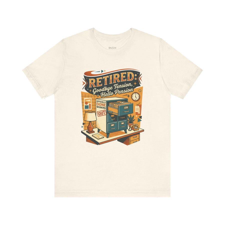Retirement Gift T-Shirt — Officially Off the Clock