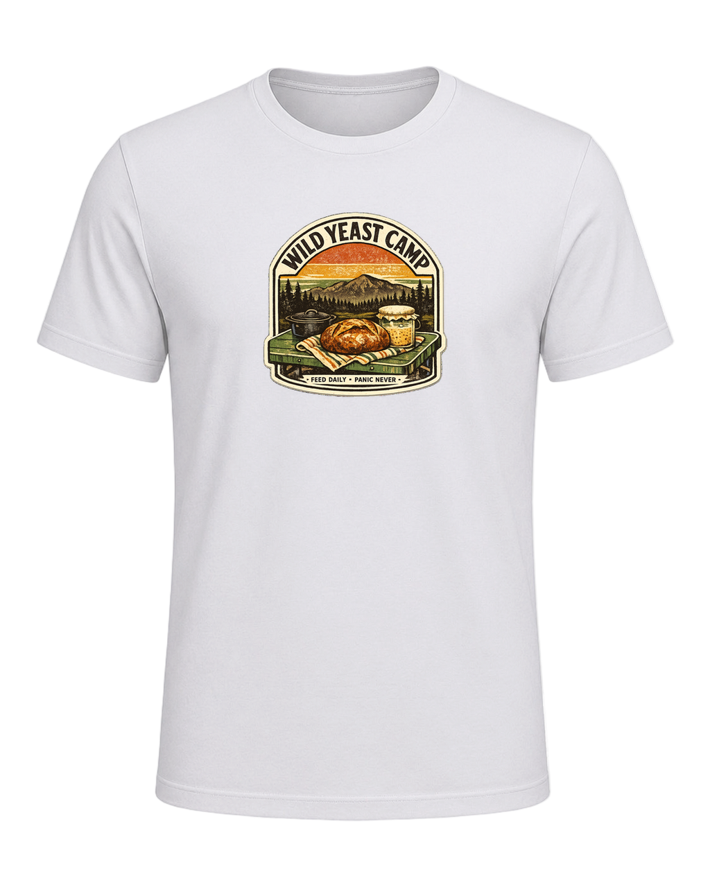 Wild Yeast Camp Tee — Ash