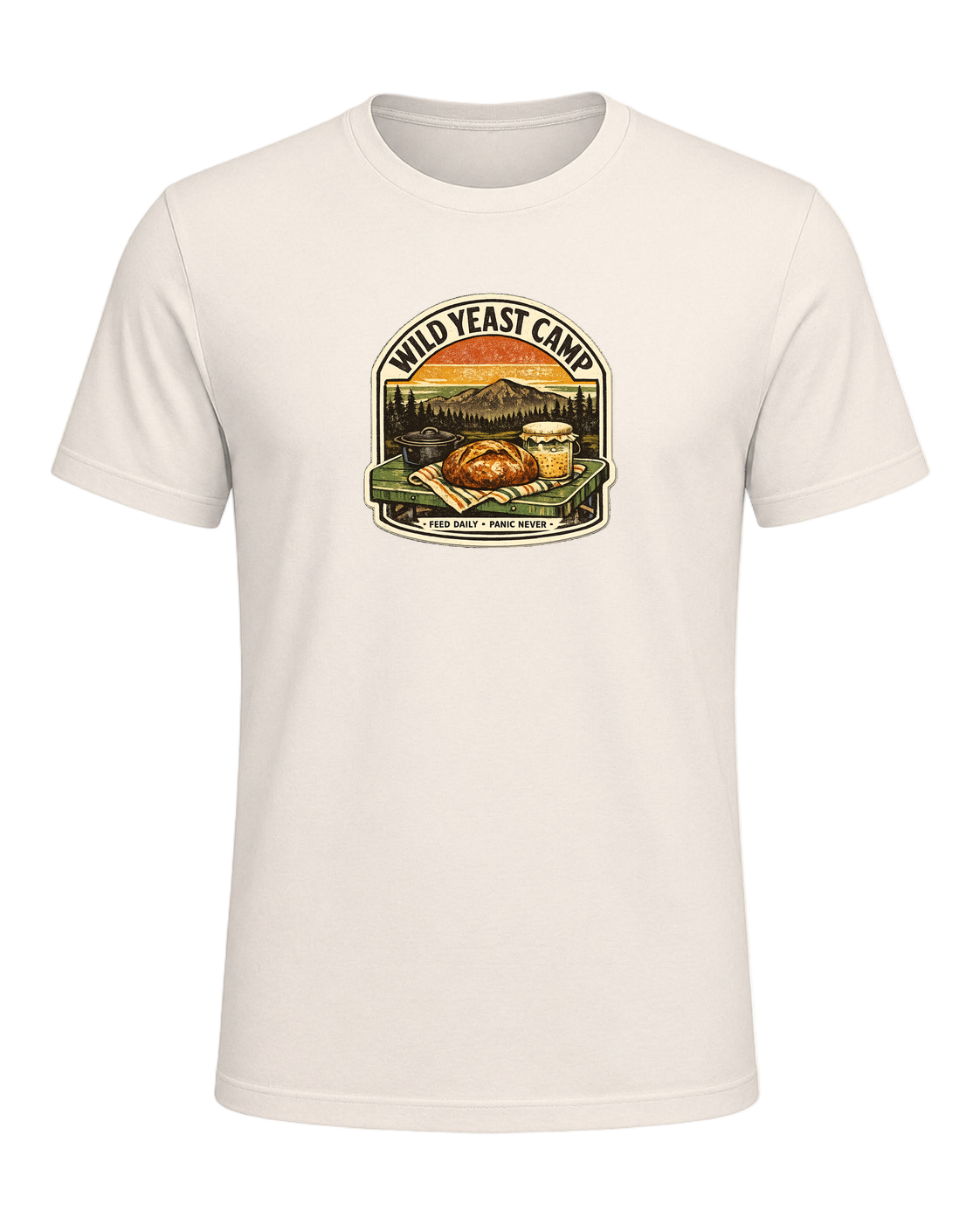 Wild Yeast Camp Tee — Natural