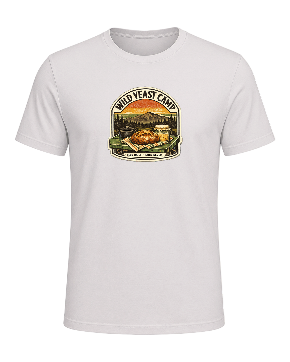 Wild Yeast Camp Tee — Vintage White