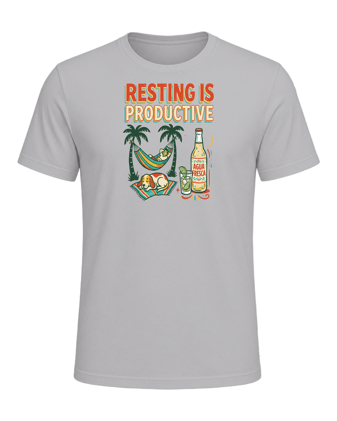 RESTING IS PRODUCTIVE — Athletic Heather
