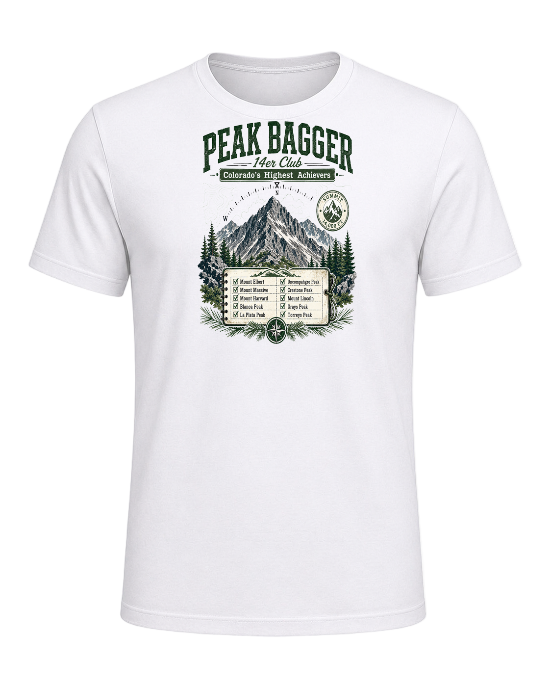 Peak Bagger — White
