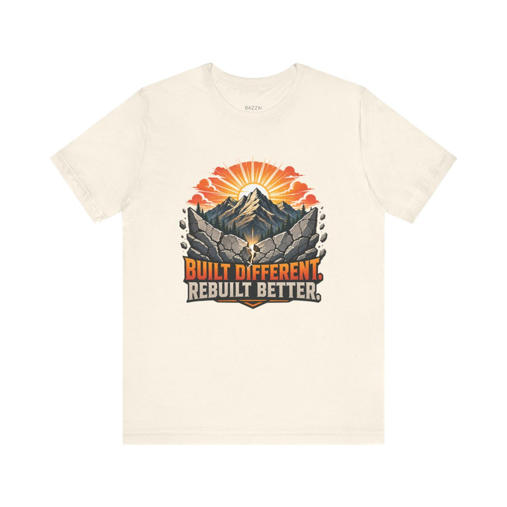 Sobriety Gift T-Shirt — One Day at a Time, Out Loud — trail t-shirt design