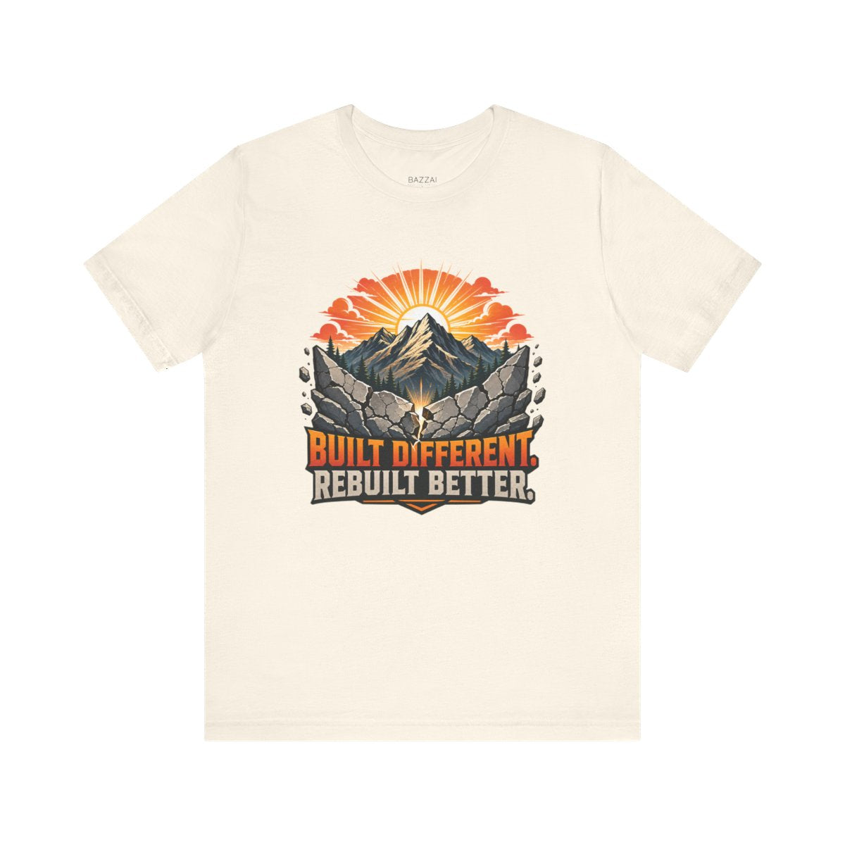 Sobriety Gift T-Shirt — One Day at a Time, Out Loud — trail t-shirt design