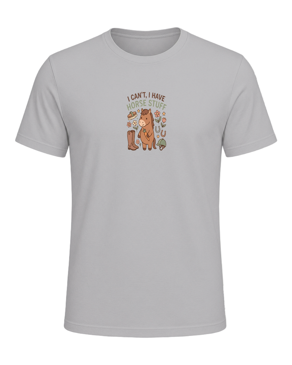 I CAN'T, I HAVE HORSE STUFF — Athletic Heather