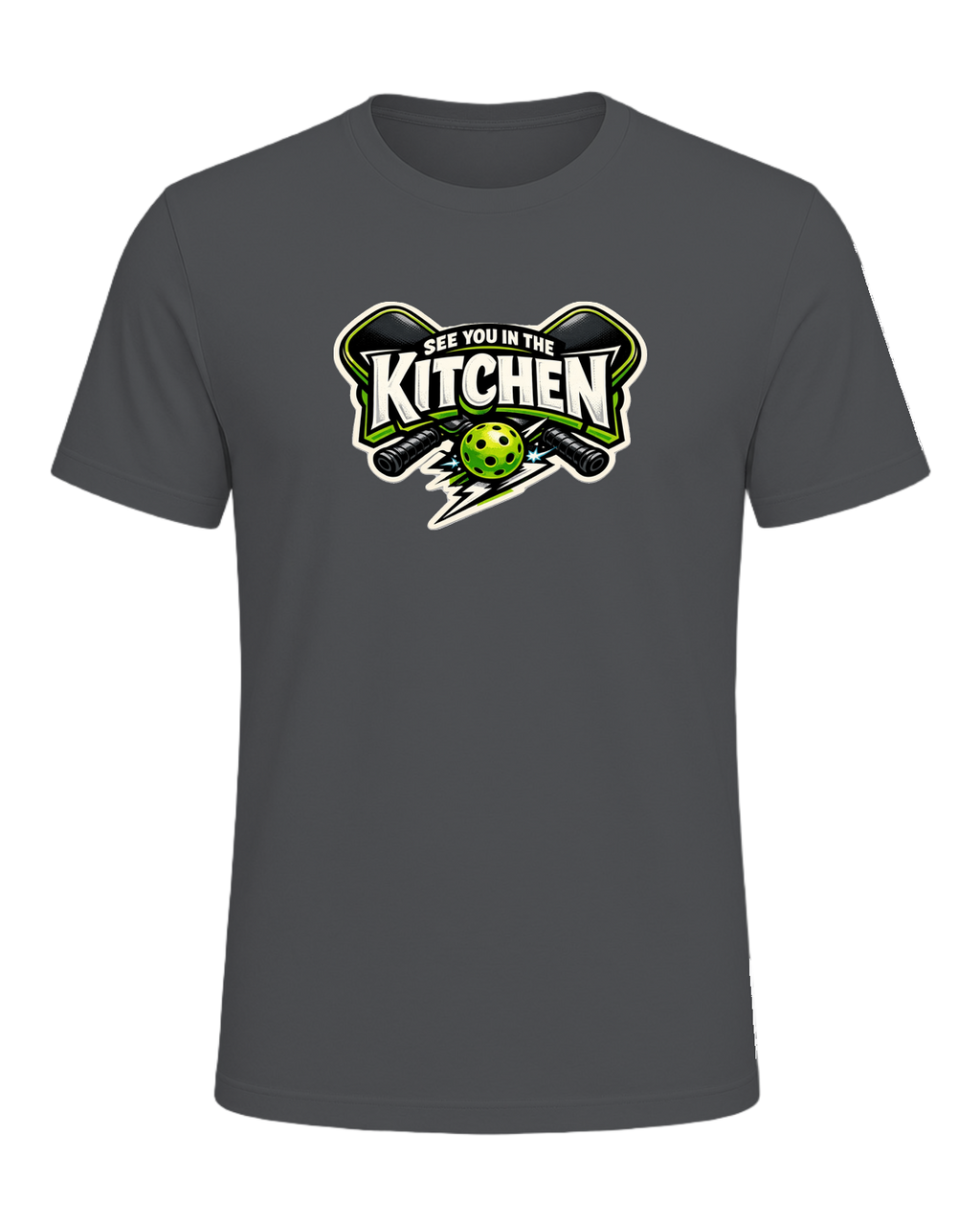 See You In The Kitchen Tee — Asphalt