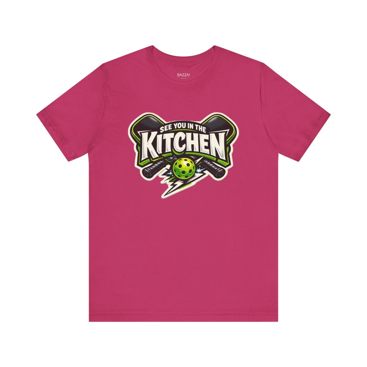 Pickleball Humor Gift T-Shirt — See You in the Kitchen — pickleball t-shirt design by Reggie