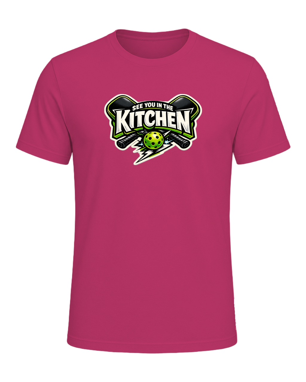 See You In The Kitchen Tee — Berry