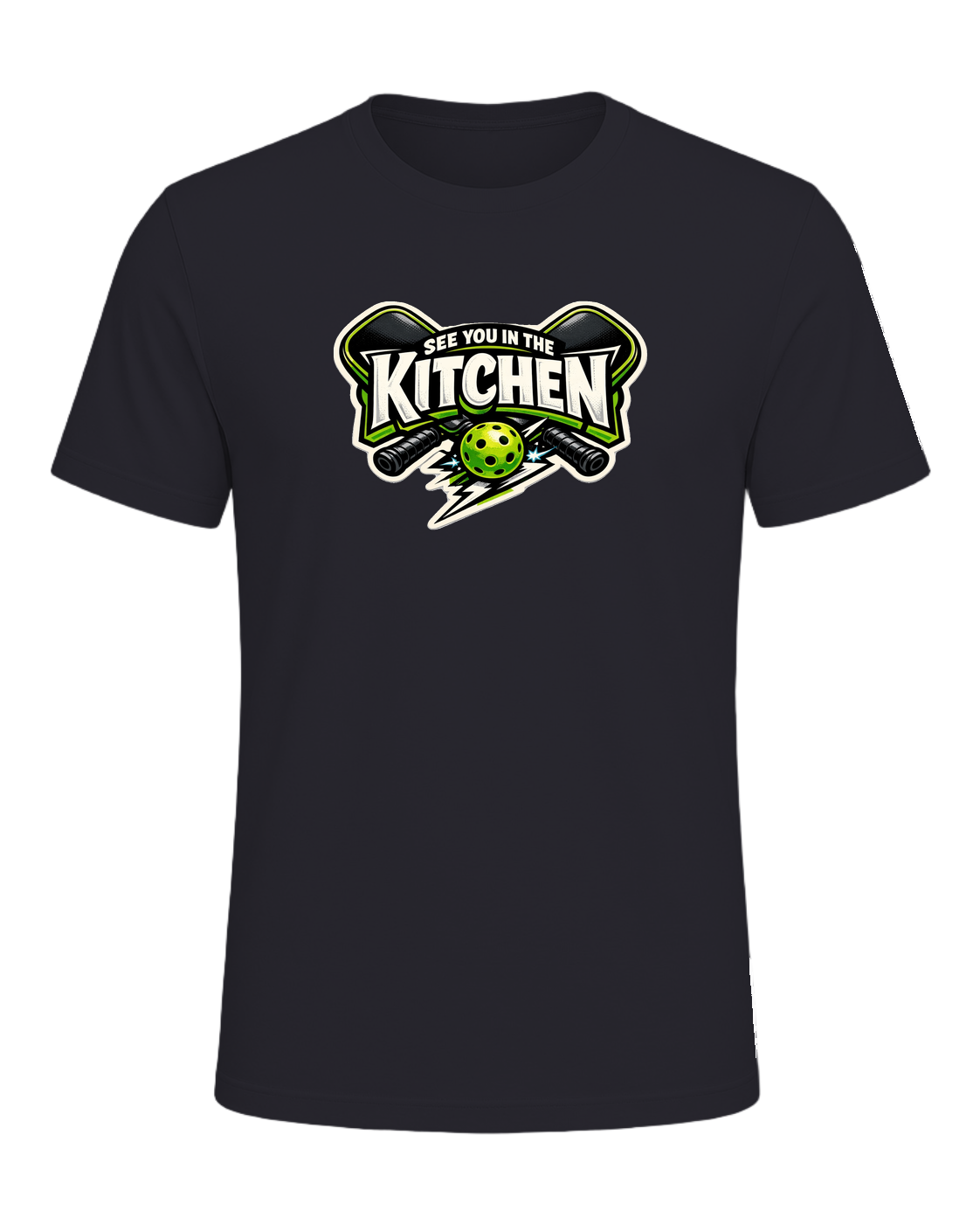 See You In The Kitchen Tee — Dark Grey