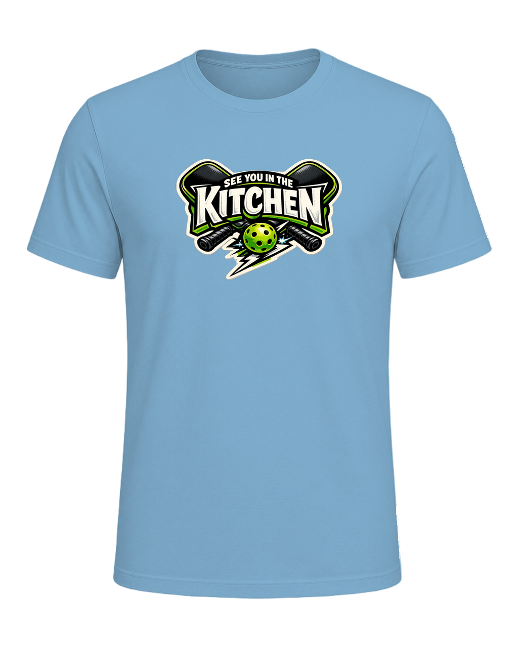 See You In The Kitchen Tee — Ocean Blue