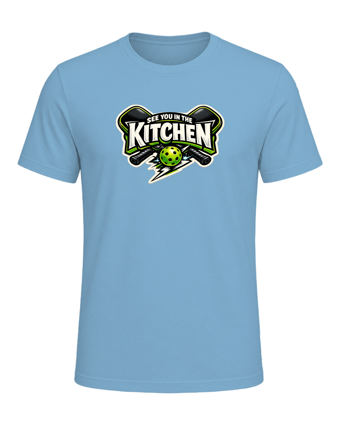 See You In The Kitchen Tee — Ocean Blue