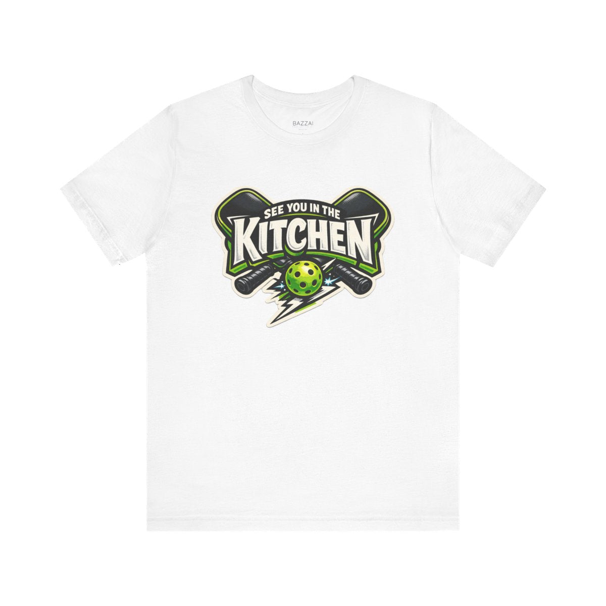 Pickleball Humor Gift T-Shirt — See You in the Kitchen — pickleball t-shirt design by Reggie