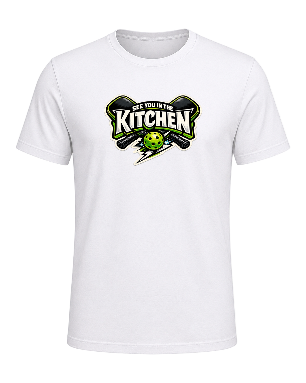 See You In The Kitchen Tee — White