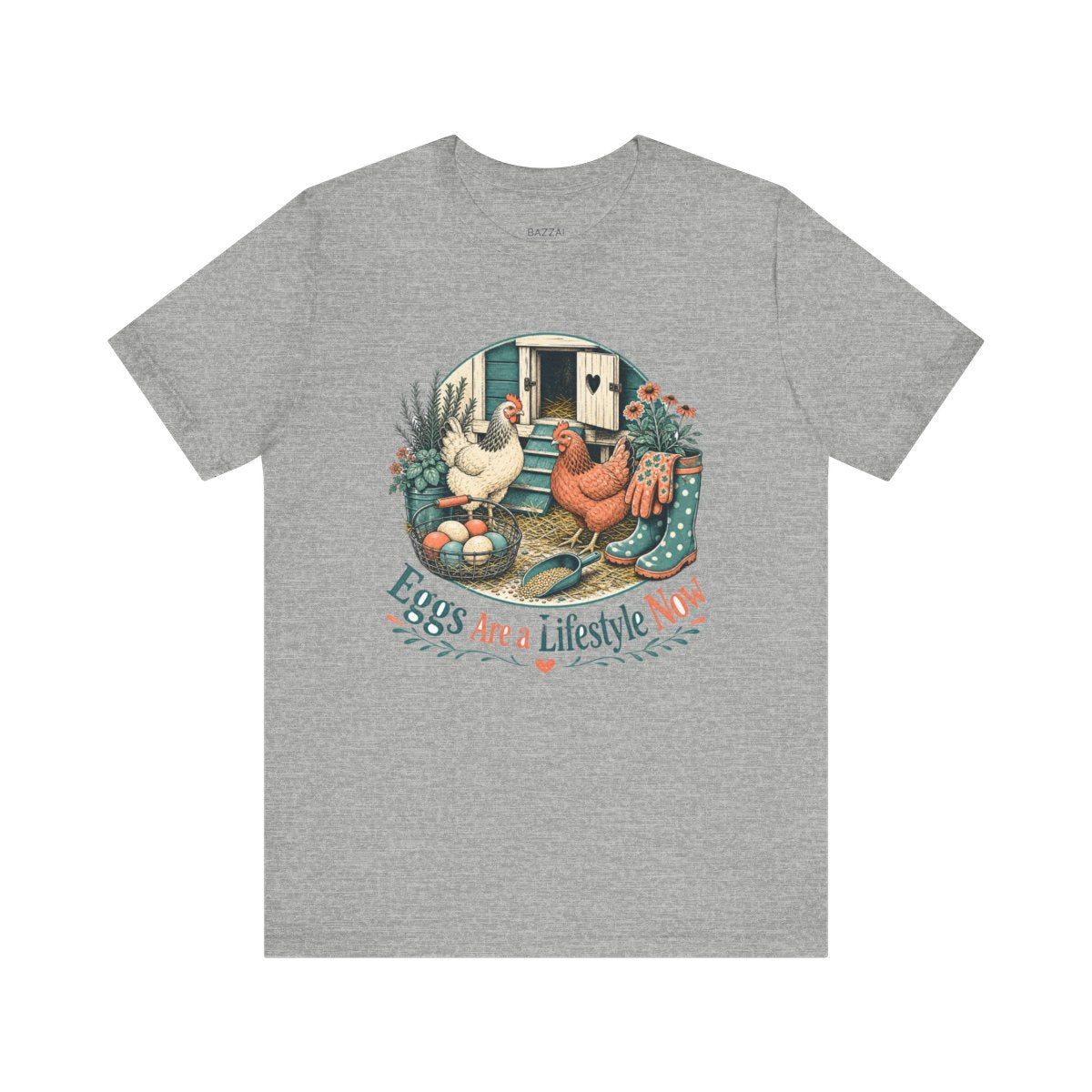 Chicken Keeper Gift T-Shirt — Eggs Are a Lifestyle Now — backyard chicken t-shirt design