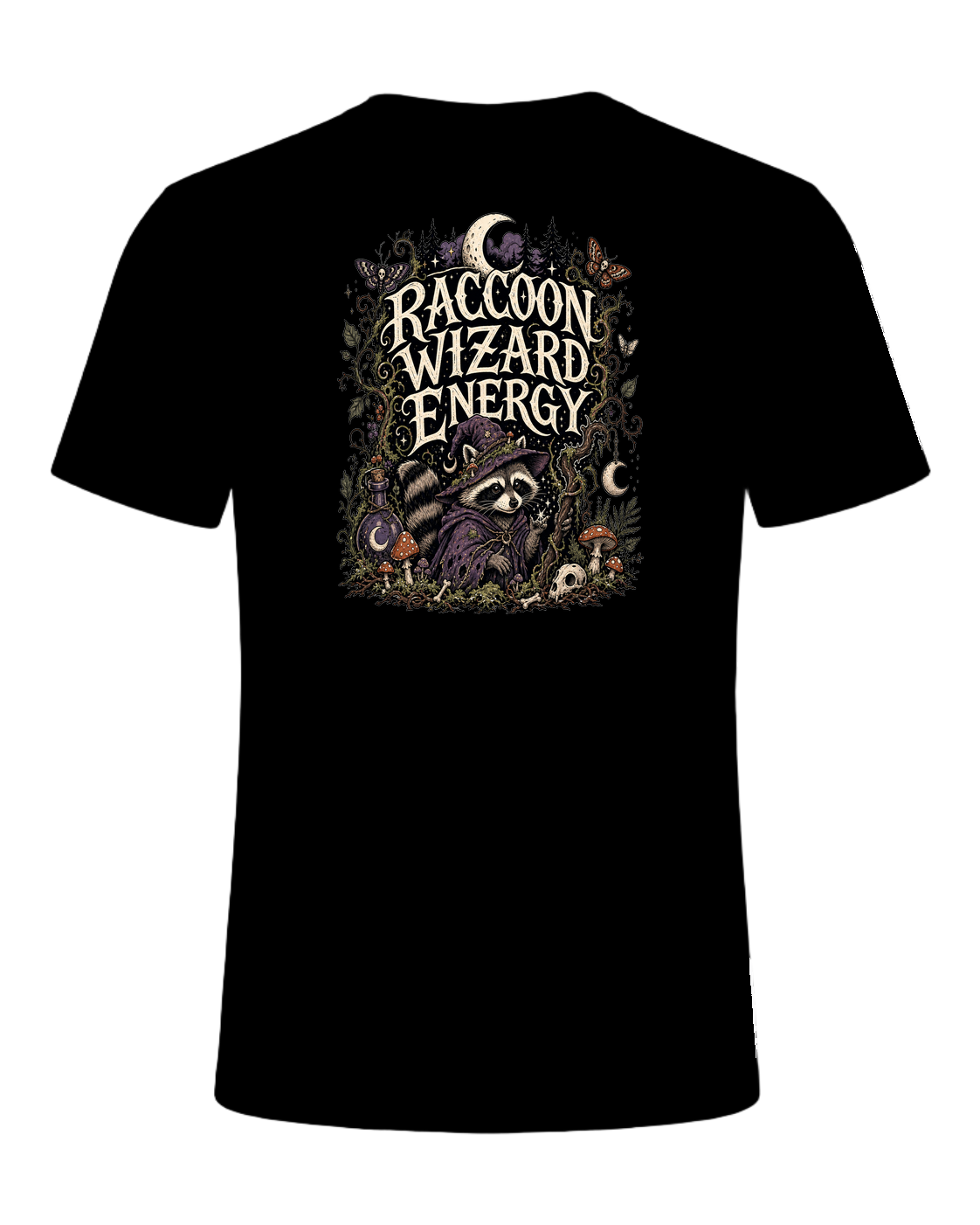 RACCOON WIZARD ENERGY — Black
