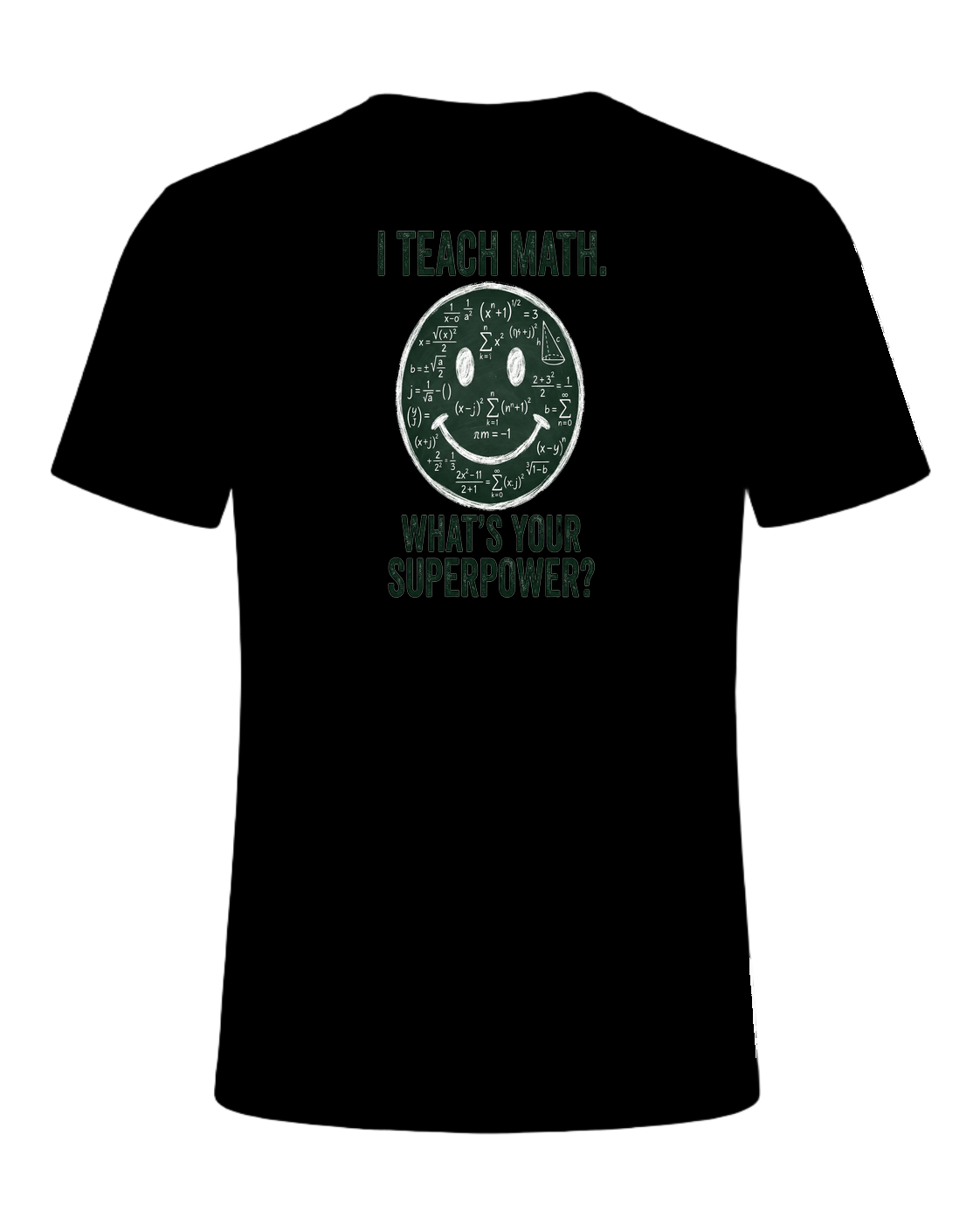 Math Pun Teacher — Black