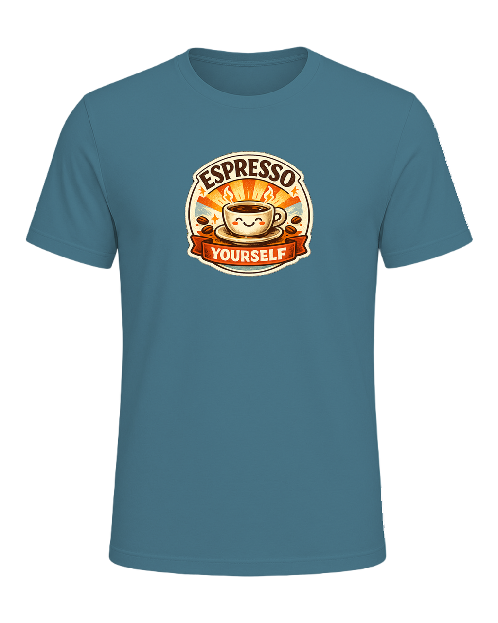 Espresso Yourself Tee — Heather Deep Teal