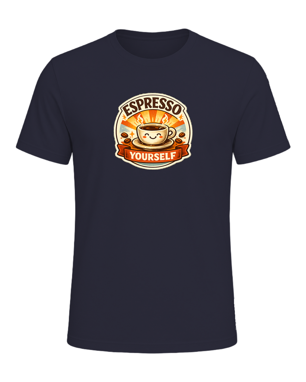 Espresso Yourself Tee — Heather Navy