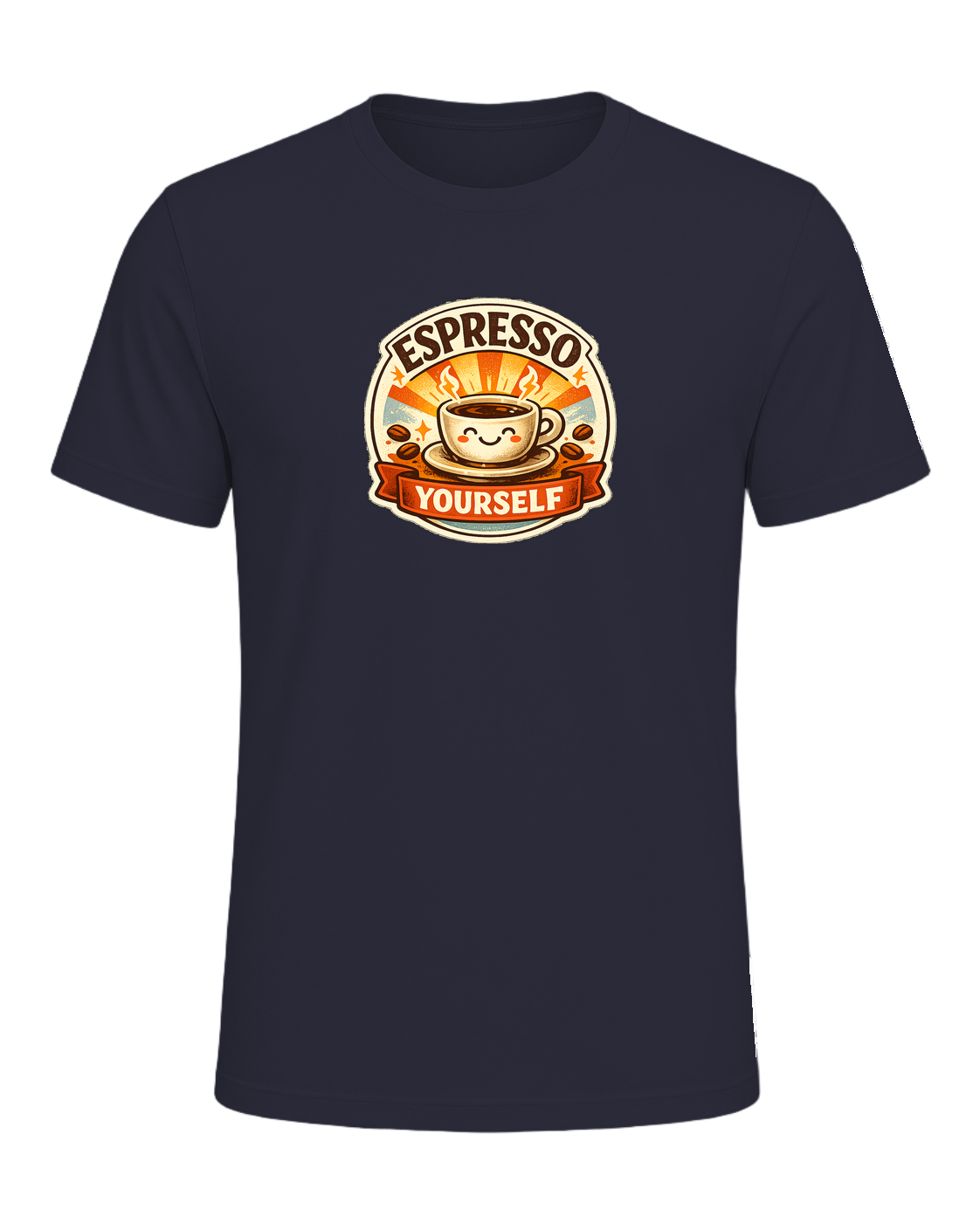 Espresso Yourself Tee — Heather Navy