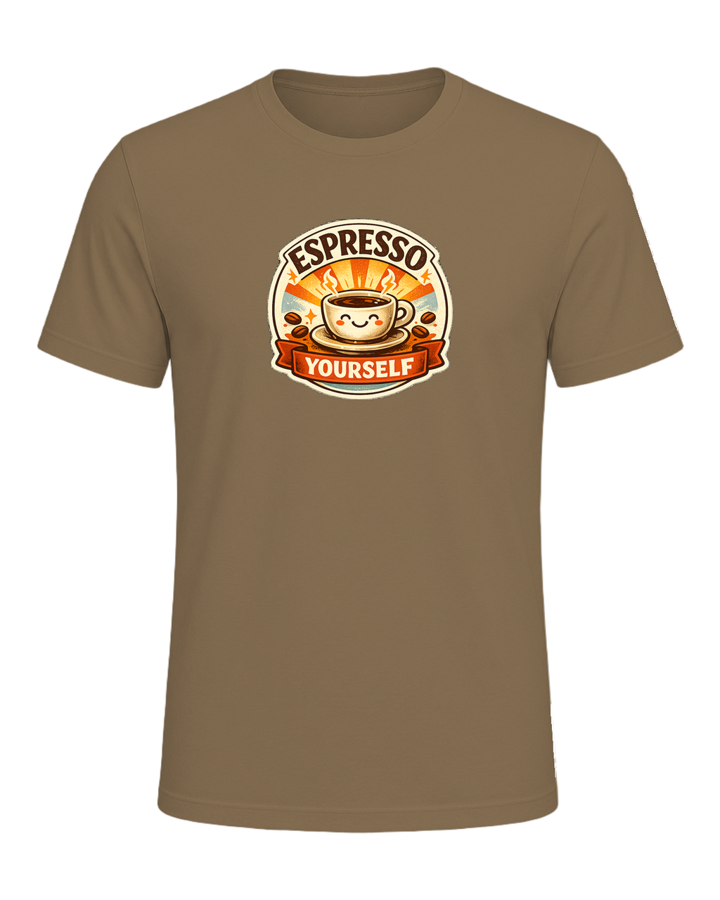 Espresso Yourself Tee — Heather Olive