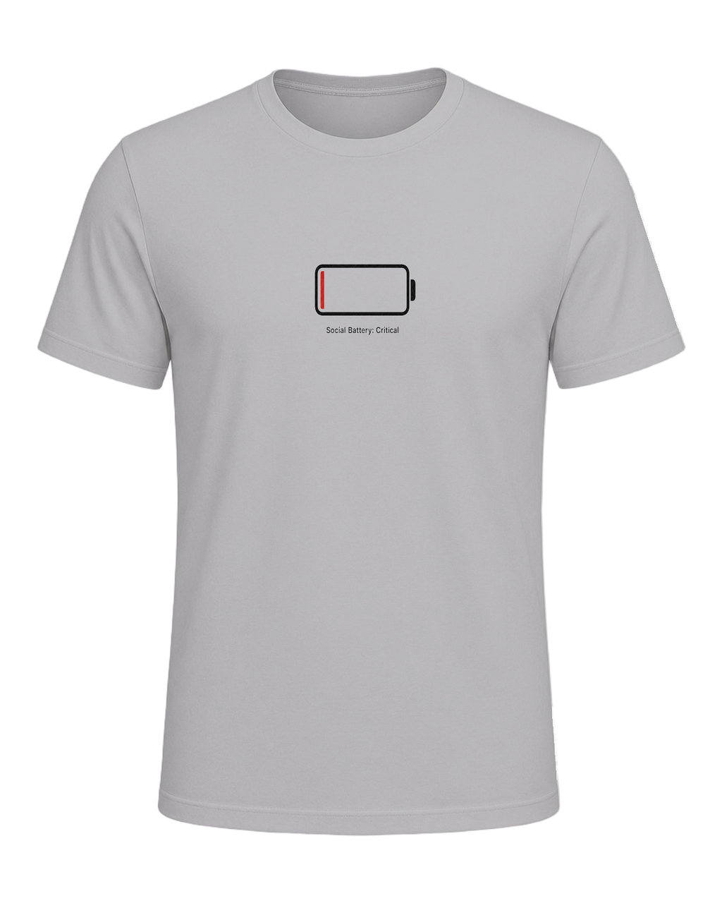 Social Battery Empty — Athletic Heather
