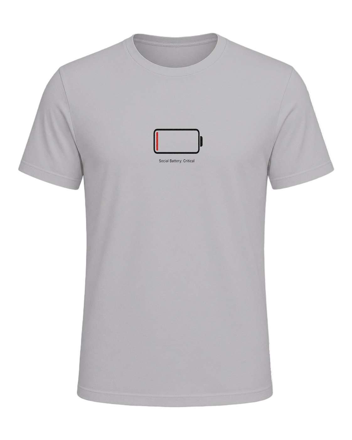 Social Battery Empty — Athletic Heather