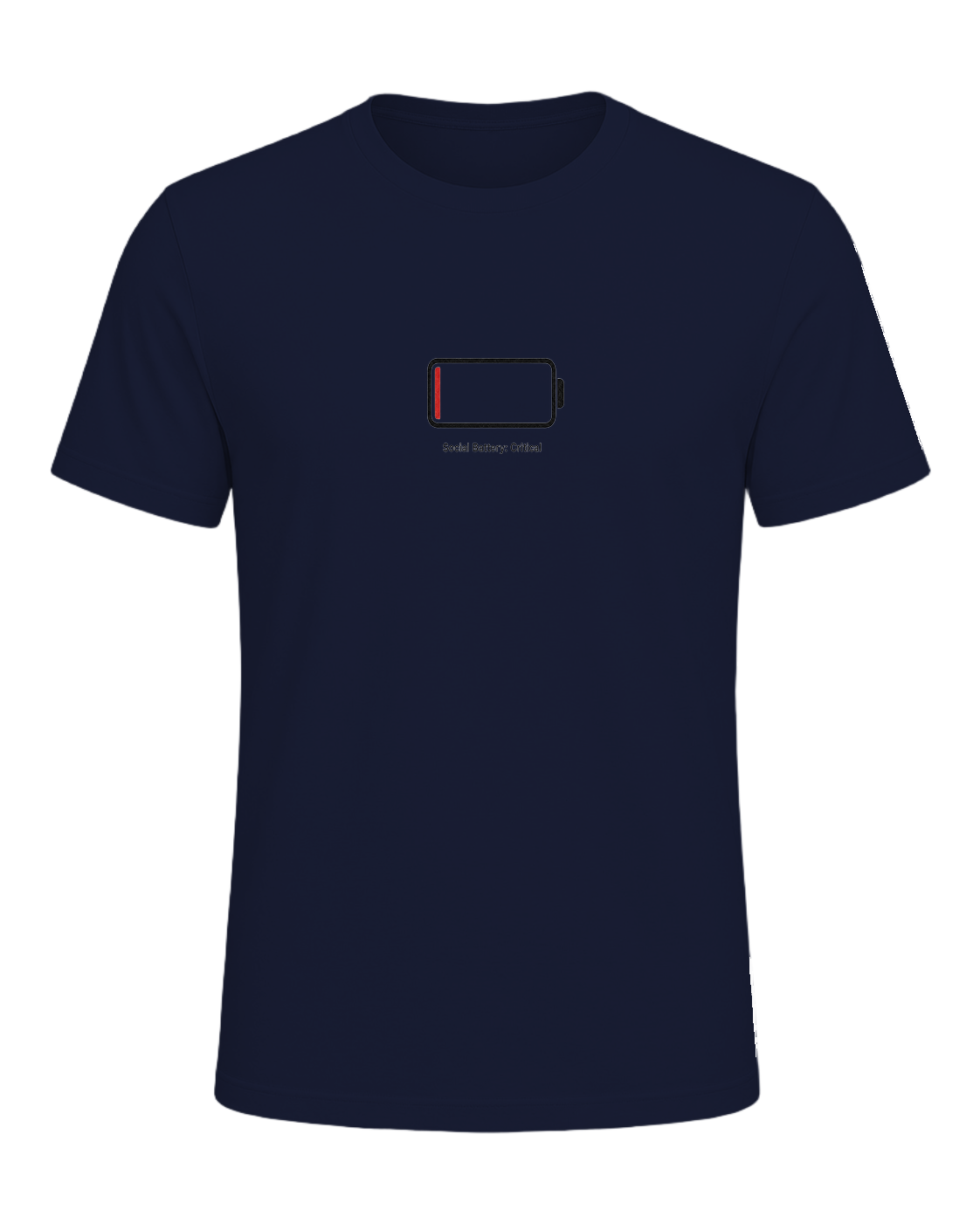 Social Battery Empty — Navy