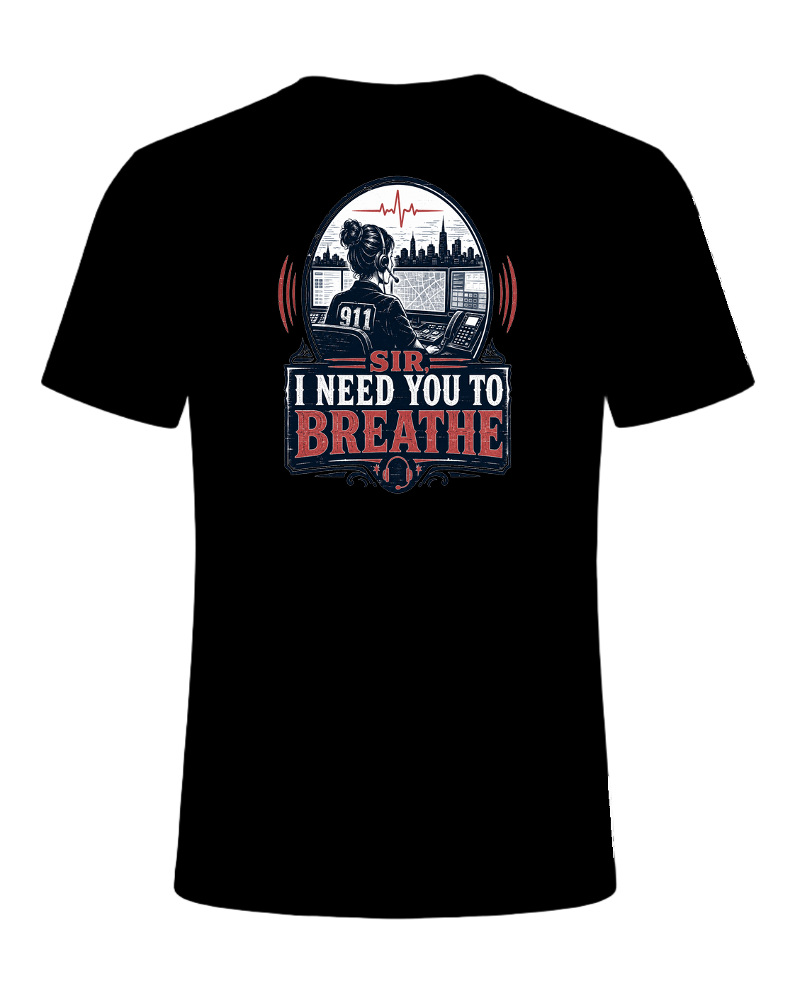 SIR, I NEED YOU TO BREATHE — Black