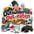 Outnumbered, out-eaten