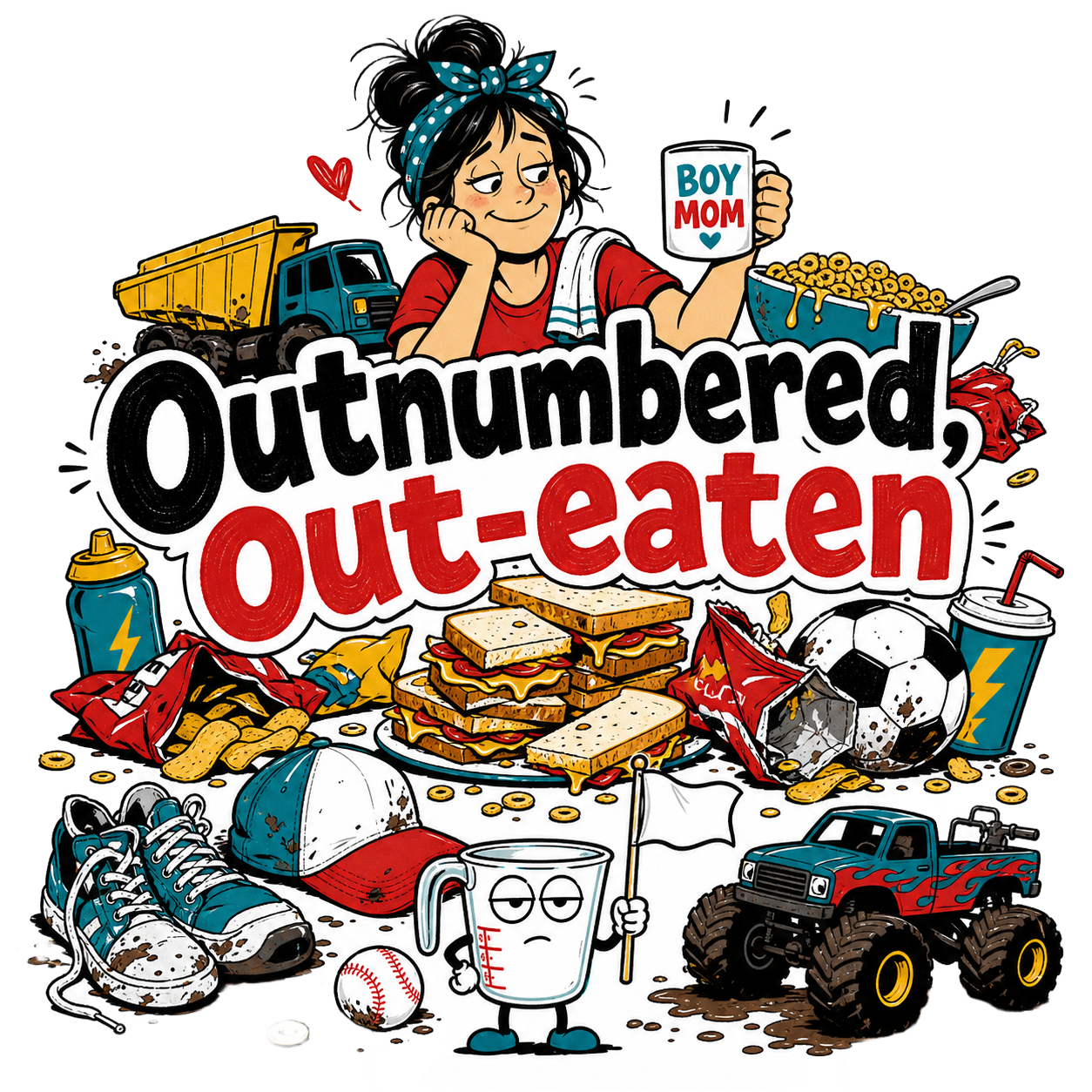 Outnumbered, out-eaten