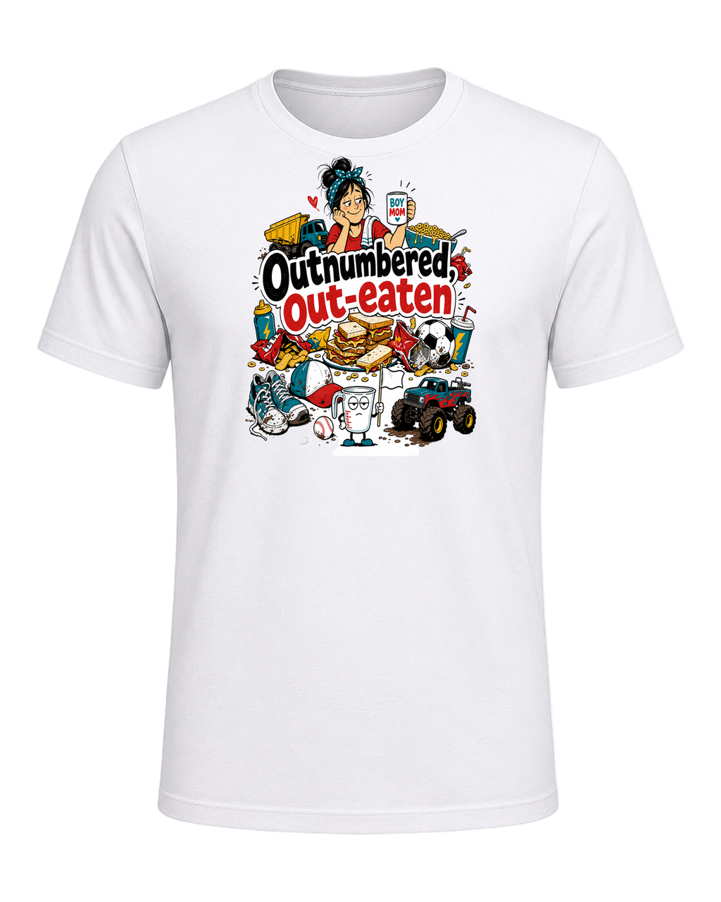 Outnumbered, out-eaten — White