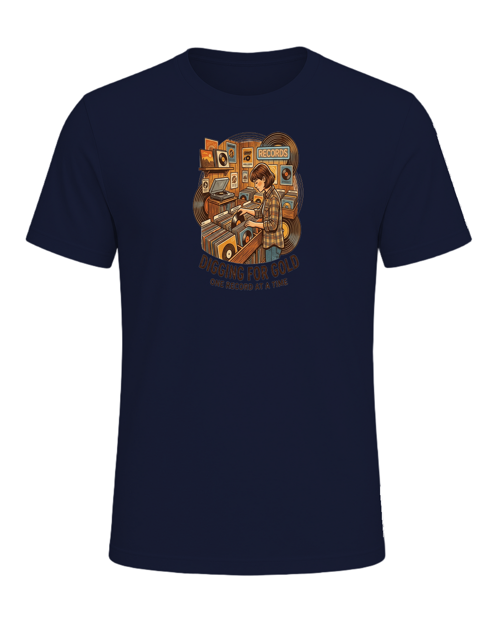 Vinyl Record Digger — Navy